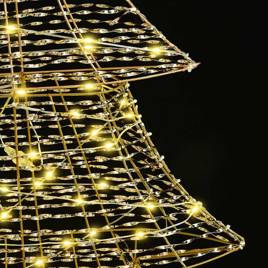 Albero di Natale con 240 LED Bianco caldo 181 cm PET | homemem39