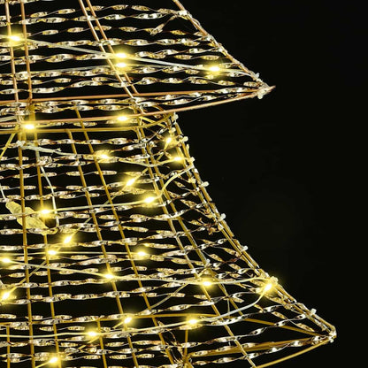Albero di Natale con 240 LED Bianco caldo 181 cm PET | homemem39