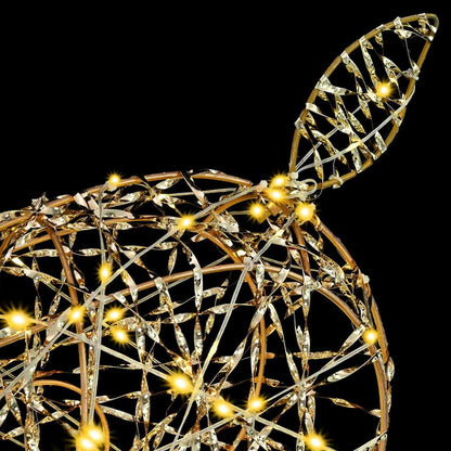 Renna 3D con 250 LED Bianco caldo 180 cm PET