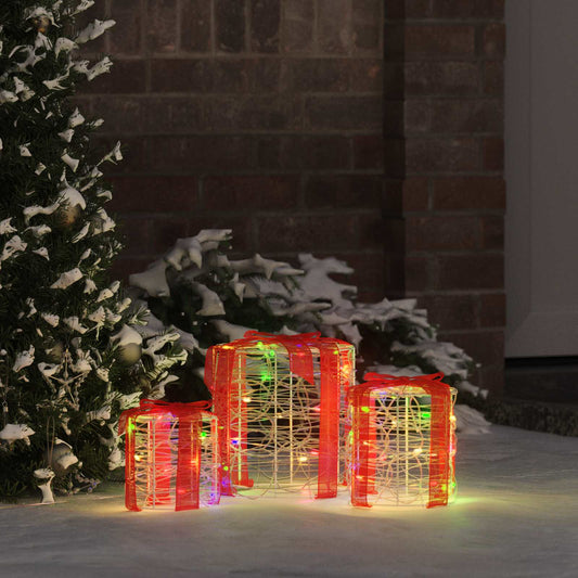 Decorazione Scatola Regalo 3 pcs colorato 20 x 20 x 21 cm