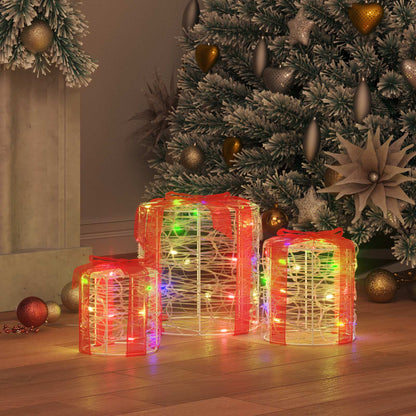 Decorazione Scatola Regalo 3 pcs colorato 20 x 20 x 21 cm