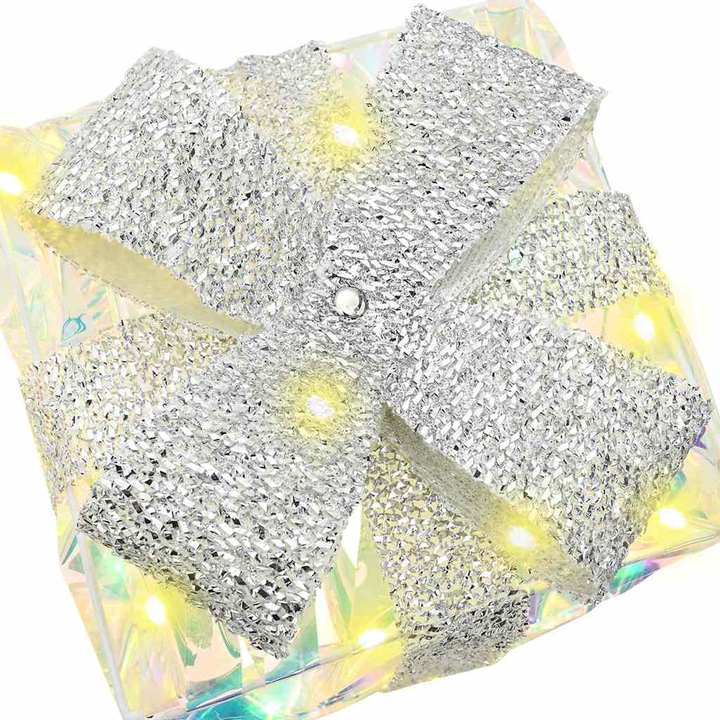 Scatola Regalo 3 pcs Bianco caldo 20 x 20 x 20 cm PET