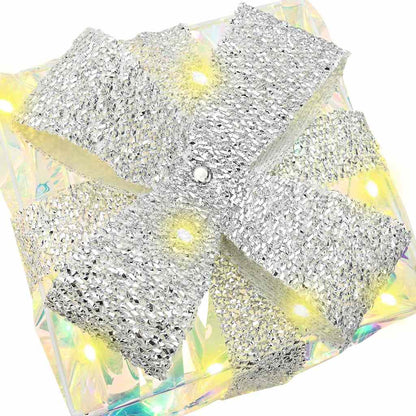 Scatola Regalo 3 pcs Bianco caldo 20 x 20 x 20 cm PET