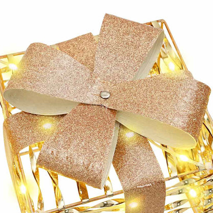 Scatola Regalo 3 pcs Bianco caldo 20 x 20 x 20 cm PET | homemem39