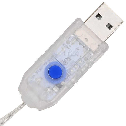 Corona con 60 LED Bianco freddo 76 x 76 x 8,5 cm Acrilico | homemem39