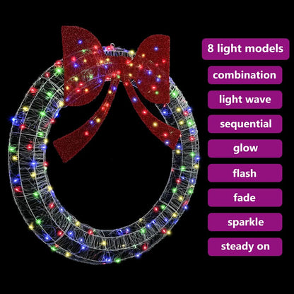 Ghirlanda con 150 LED Multicolore 120 cm Acrilico | homemem39
