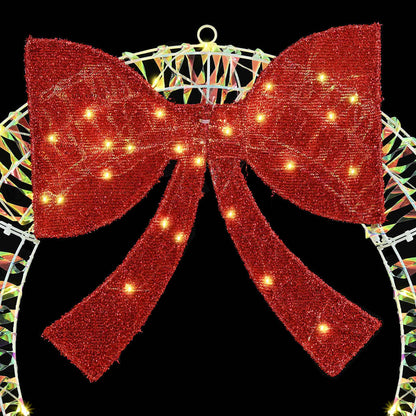 Ghirlanda con 60 LED Bianco caldo 75 cm PET