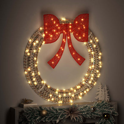 Ghirlanda con 150 LED Bianco caldo 121 x 121 x 10 cm PET | homemem39