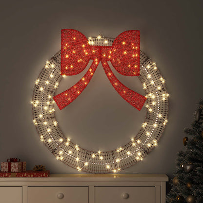 Ghirlanda con 80 LED Bianco caldo 91 x 91 x 9 cm PET | homemem39