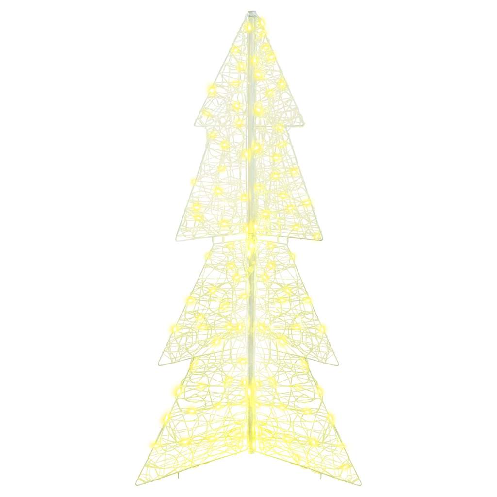 Albero di Natale con 160 LED Bianco caldo 150 cm Acrilico | homemem39