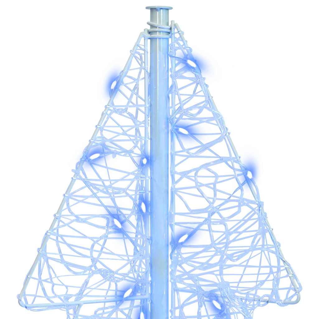 Albero di Natale con 160 LED Blu 150 cm Acrilico | homemem39