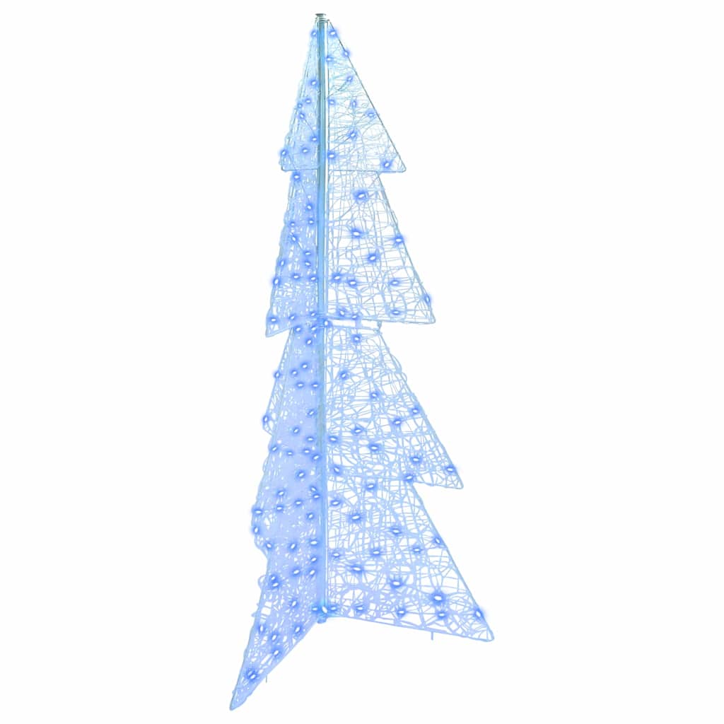Albero di Natale con 160 LED Blu 150 cm Acrilico | homemem39
