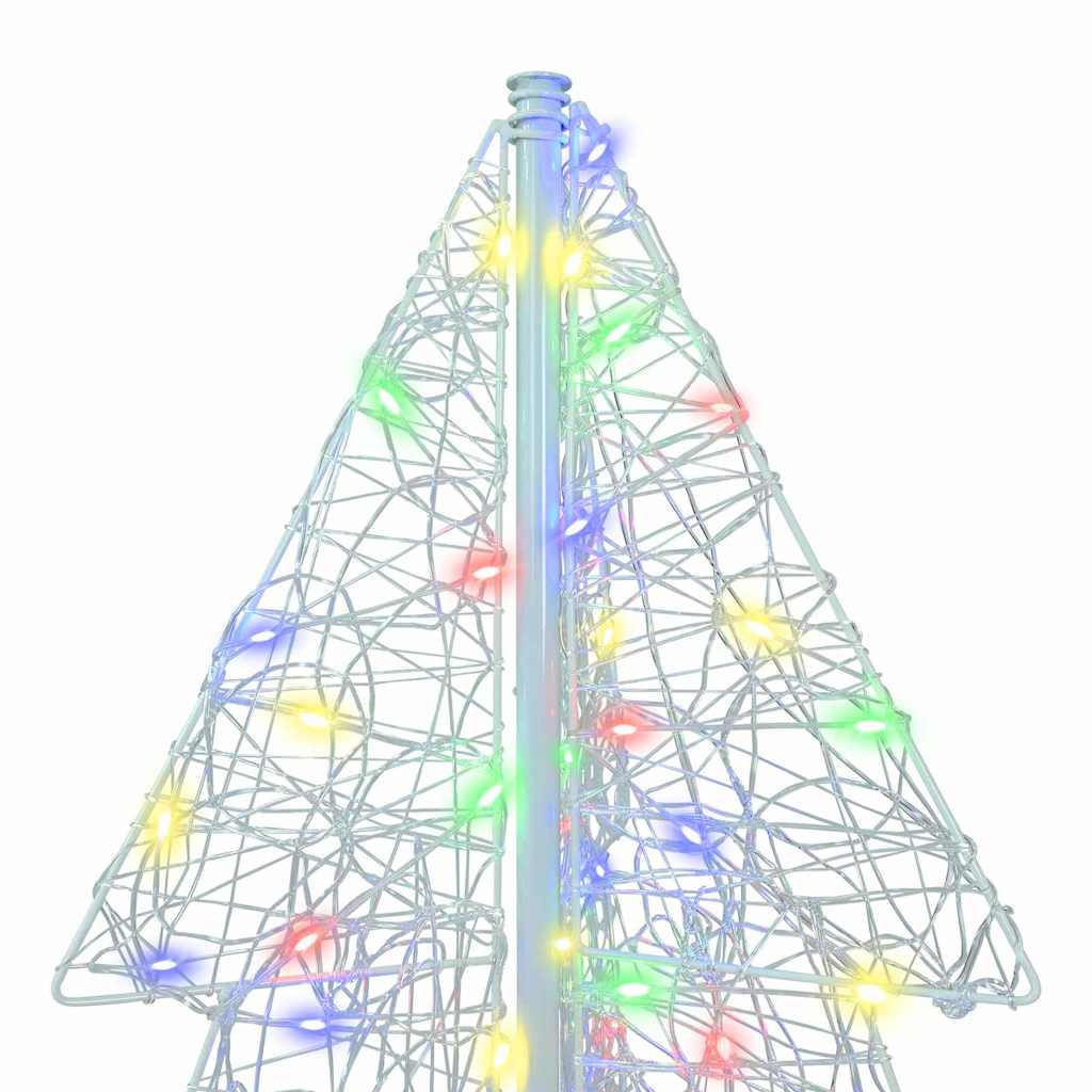Albero di Natale con 160 LED Multicolore 150 cm Acrilico | homemem39