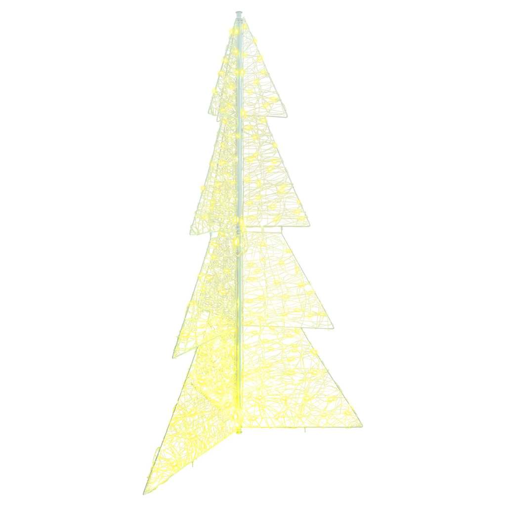 Albero di Natale con 240 LED Bianco caldo 180 cm Acrilico | homemem39