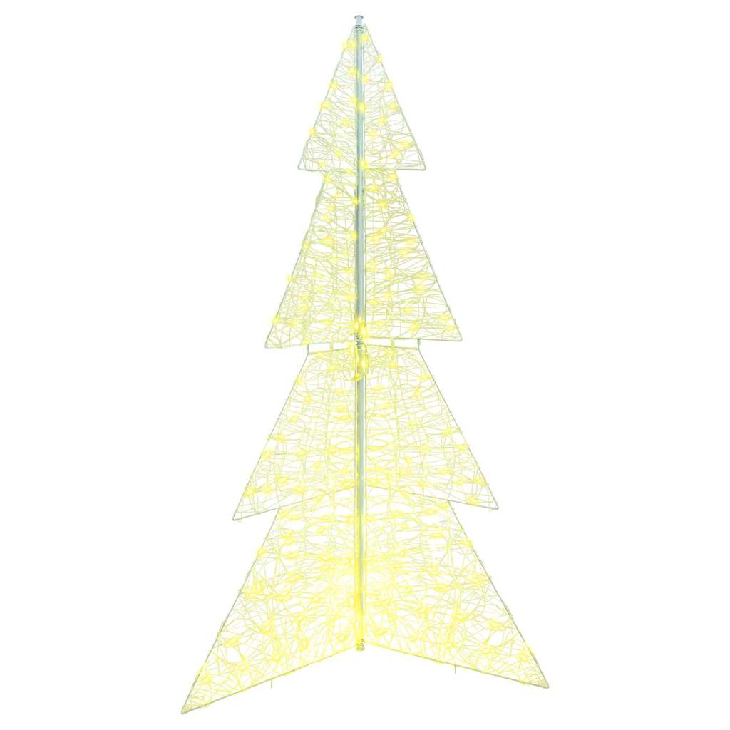 Albero di Natale con 240 LED Bianco caldo 180 cm Acrilico | homemem39