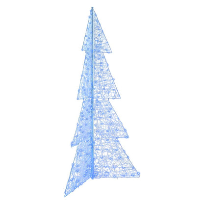 Albero di Natale con 240 LED Blu 180 cm Acrilico | homemem39
