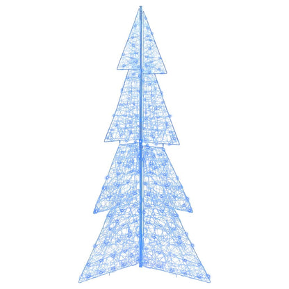 Albero di Natale con 240 LED Blu 180 cm Acrilico | homemem39