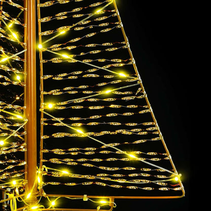 Albero di Natale con 100 LED Bianco caldo 120 cm PET | homemem39