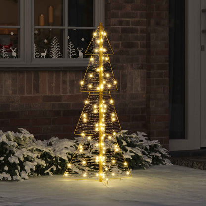 Albero di Natale con 100 LED Bianco caldo 120 cm PET | homemem39
