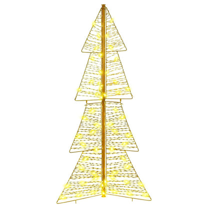 Albero di Natale con 100 LED Bianco caldo 120 cm PET | homemem39