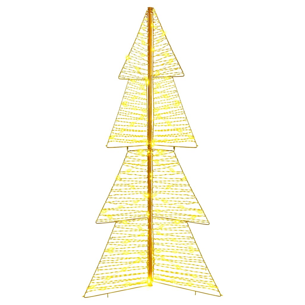 Albero di Natale con 160 LED Bianco caldo 150 cm PET | homemem39