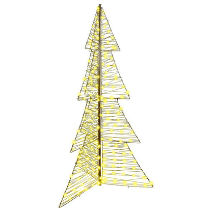 Albero di Natale con 240 LED Bianco caldo 180 cm Rattan | homemem39