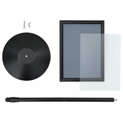 Supporto Poster a Piedistallo Nero a3 Alluminio e PVC