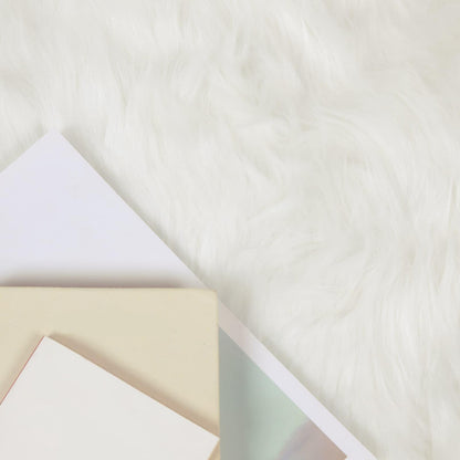 Tappeto Pecora Tafalla Bianco 160 x 230 cm Poliestere