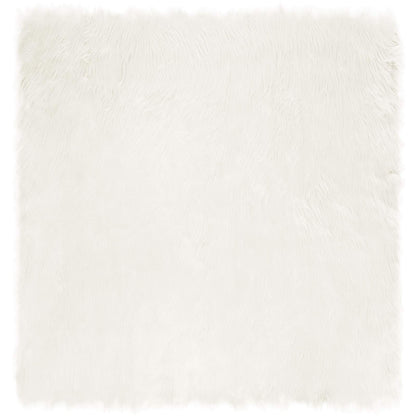 Tappeto Pecora Tafalla Bianco 120 x 120 cm Poliestere