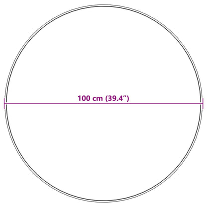 Tappeto Pecora Tafalla Bianco Ø 100 cm Poliestere