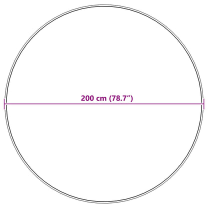 Tappeto Pecora Tafalla Bianco Ø 200 cm Poliestere