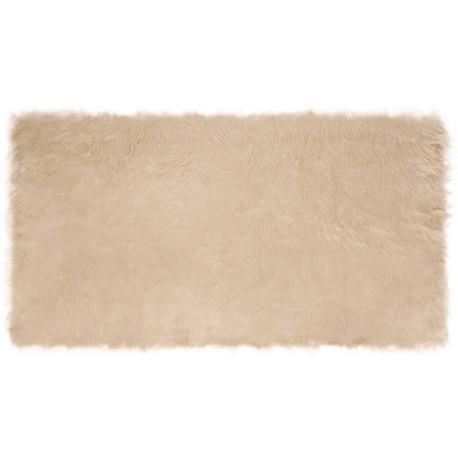 Tappeto Pecora Tafalla Beige 80 x 150 cm Poliestere