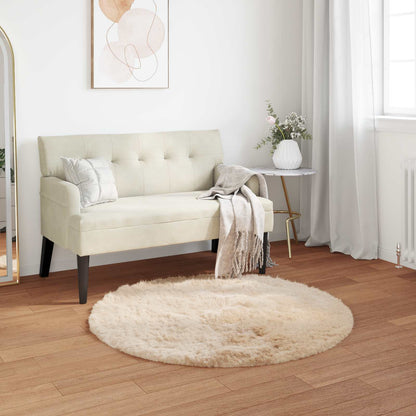 Tappeto Pecora Tafalla Beige Ø 80 cm Poliestere