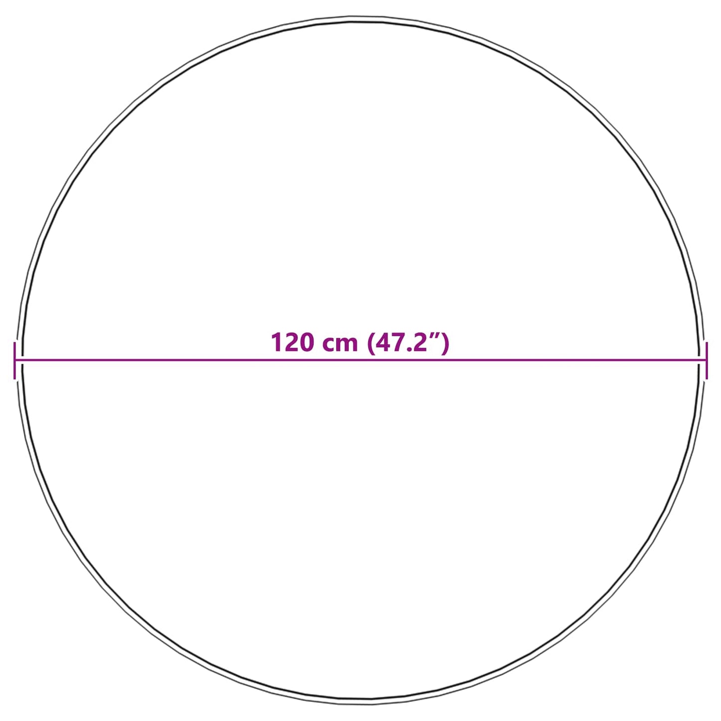 Tappeto Pecora Tafalla Beige Ø 120 cm Poliestere