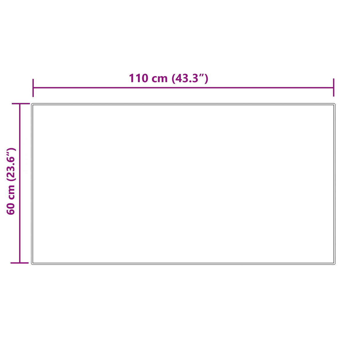 Tappeto in finta TAFALLA Crema 60 x 110 cm Poliestere - homemem39