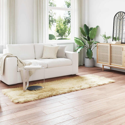 Tappeto Pecora Tafalla Crema 80 x 250 cm Poliestere