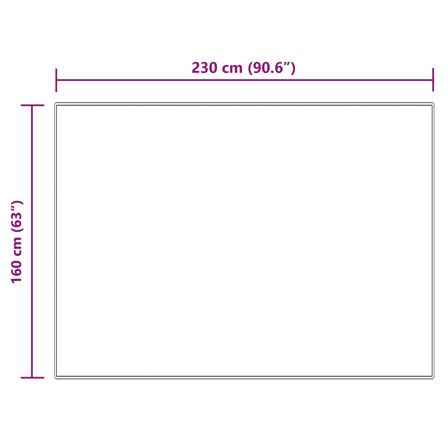 Tappeto in finta TAFALLA Crema 160 x 230 cm Poliestere | homemem39