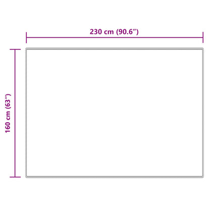 Tappeto in finta TAFALLA Crema 160 x 230 cm Poliestere | homemem39