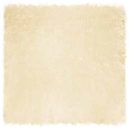 Tappeto Pecora Tafalla Crema 160 x 160 cm Poliestere