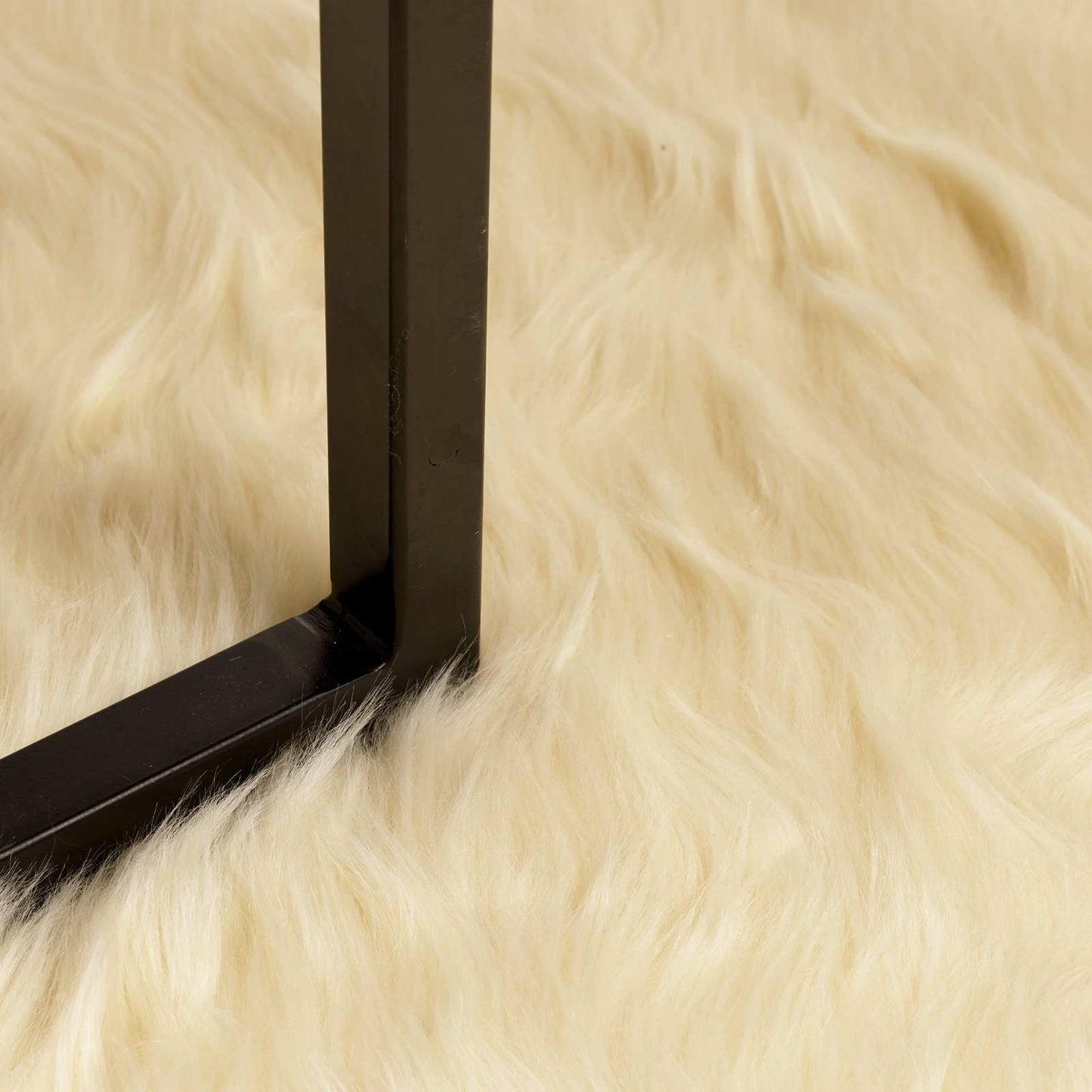 Tappeto Pecora Tafalla Crema 240 x 240 cm Poliestere