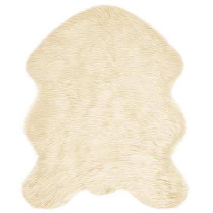 Tappeto Pecora Tafalla Crema 50 x 80 cm Poliestere