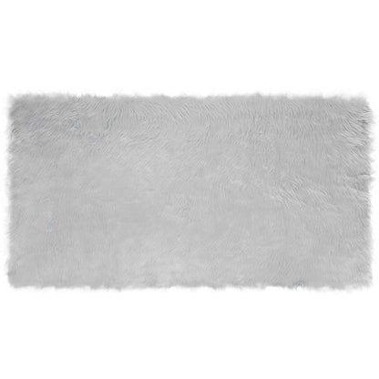Tappeto Pecora Tafalla Grigio 80 x 150 cm Poliestere