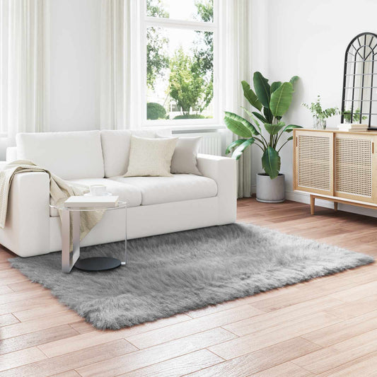 Tappeto Pecora Tafalla Grigio 120 x 170 cm Poliestere