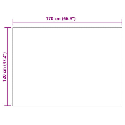 Tappeto in finta TAFALLA Grigio 120 x 170 cm Poliestere | homemem39