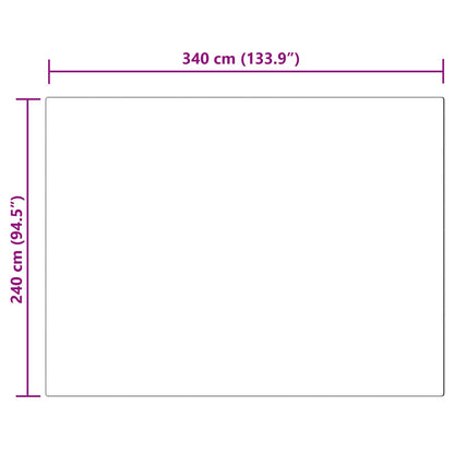 Tappeto in finta TAFALLA Grigio 240 x 340 cm Poliestere - homemem39