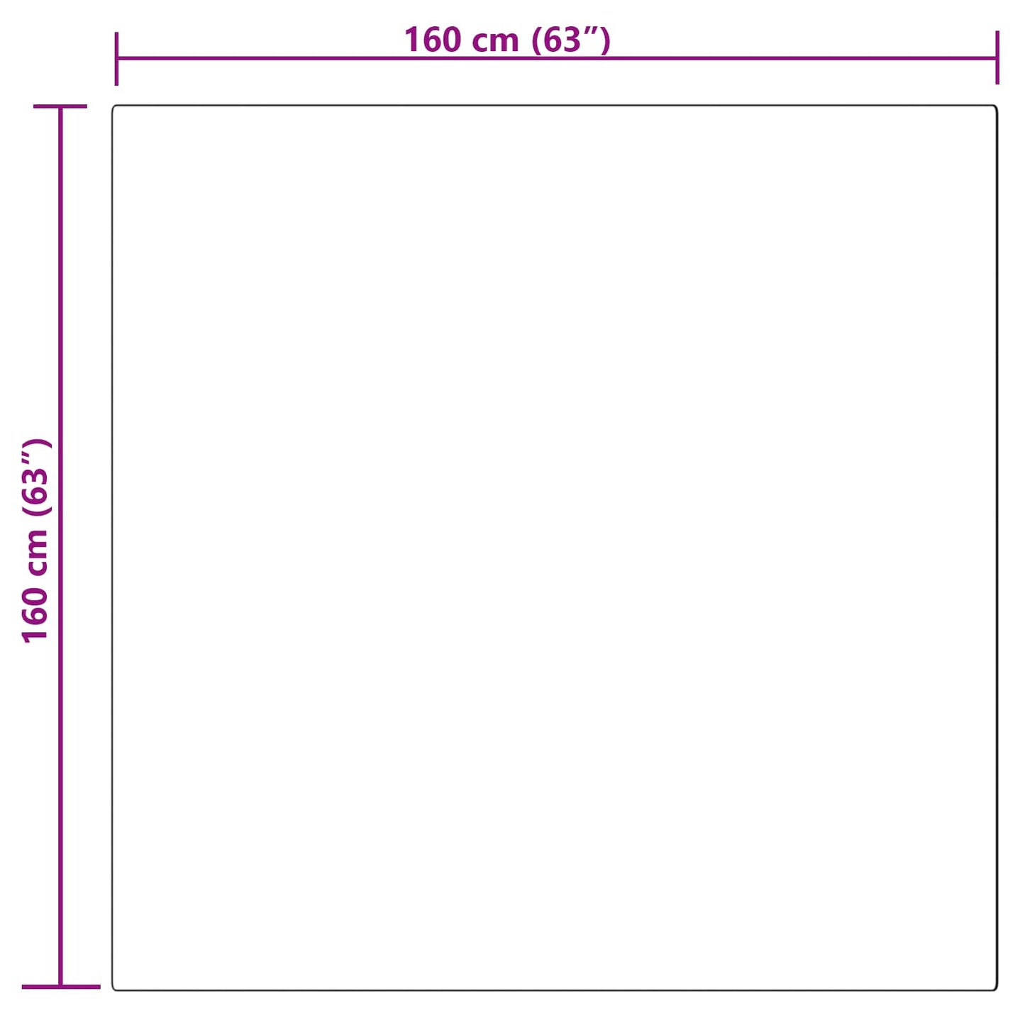 Tappeto in finta TAFALLA Grigio 160 x 160 cm Poliestere - homemem39