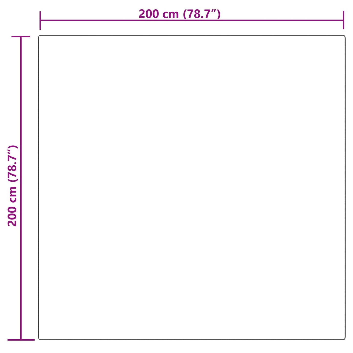 Tappeto in finta TAFALLA Grigio 200 x 200 cm Poliestere | homemem39