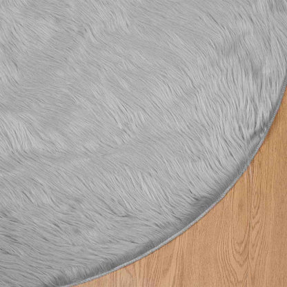 Tappeto Pecora Tafalla Grigio Ø 100 cm Poliestere