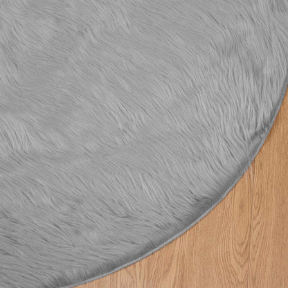 Tappeto Pecora Tafalla Grigio Ø 160 cm Poliestere