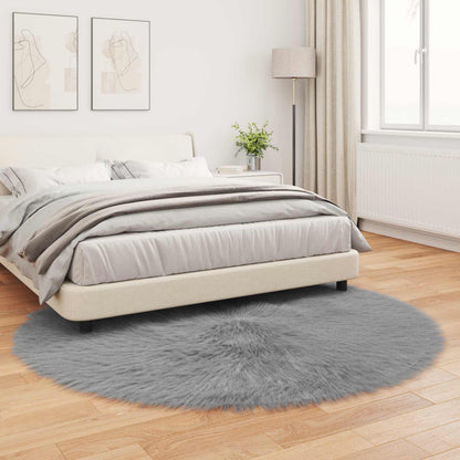 Tappeto Pecora Tafalla Grigio Ø 200 cm Poliestere
